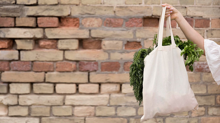 Custom-Printed Reusable Shopping Bags