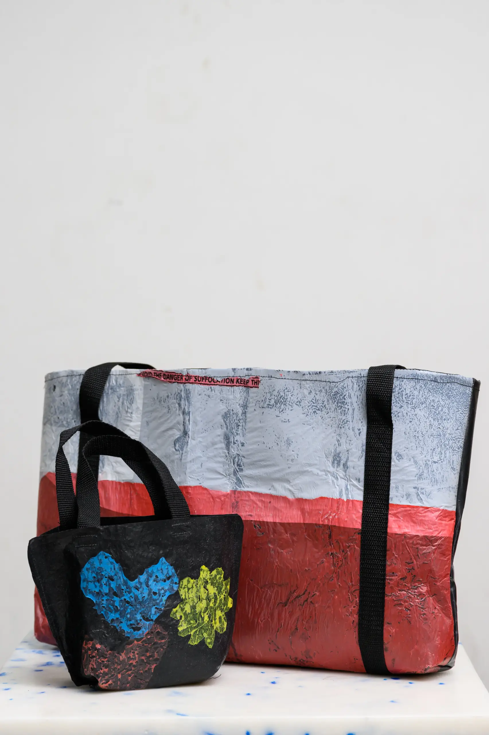 Black Tote Bag and Utility Pouch
